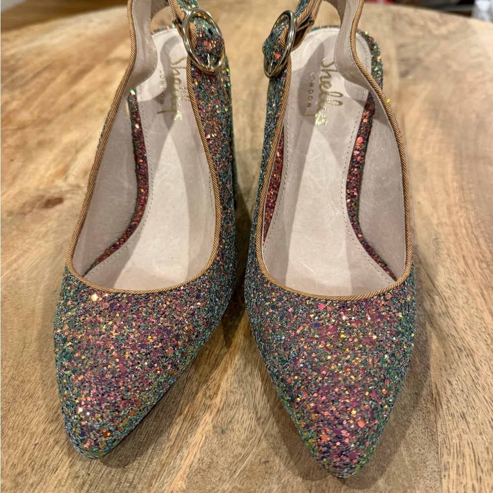 Shellys London Glittery Multicolor Heels